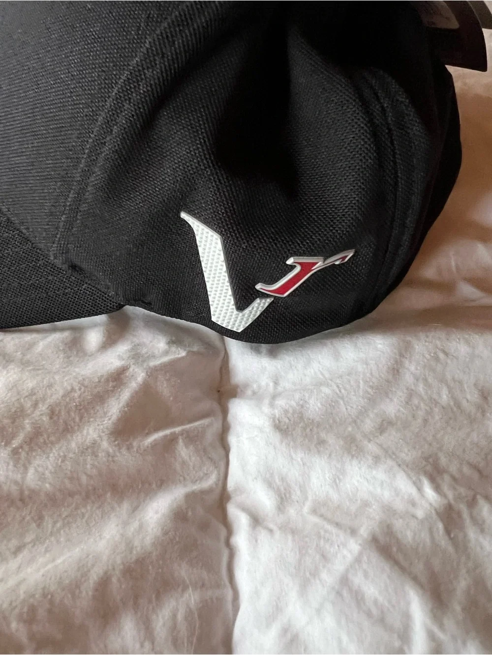 Rare 2013 Tiger Wood CollectioNike Black Baseball Cap with White Logo Embroidery